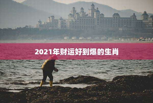 2021年财运好到爆的生肖