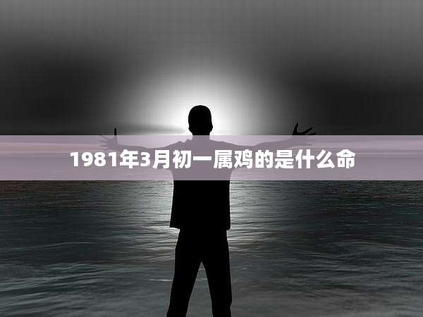 1981年3月初一属鸡的是什么命