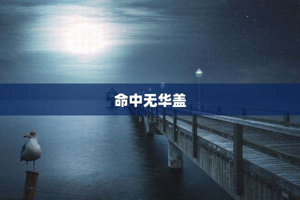 命中无华盖