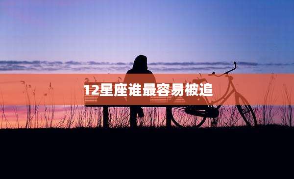 12星座谁最容易被追
