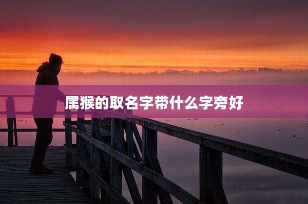 属猴的取名字带什么字旁好