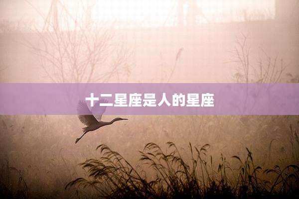 十二星座是人的星座