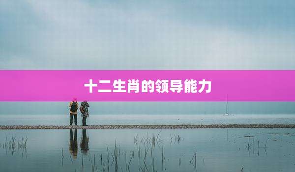 十二生肖的领导能力
