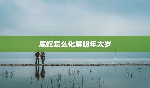 属蛇怎么化解明年太岁