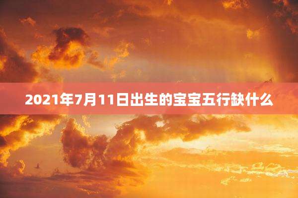 2021年7月11日出生的宝宝五行缺什么