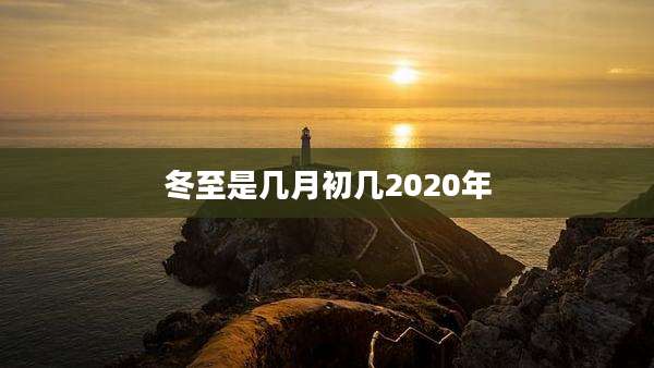 冬至是几月初几2020年
