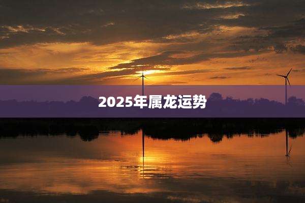 2025年属龙运势