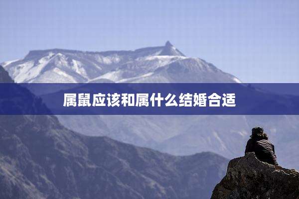 属鼠应该和属什么结婚合适