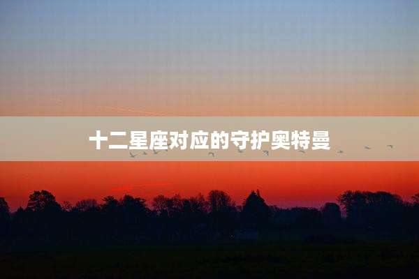 十二星座对应的守护奥特曼