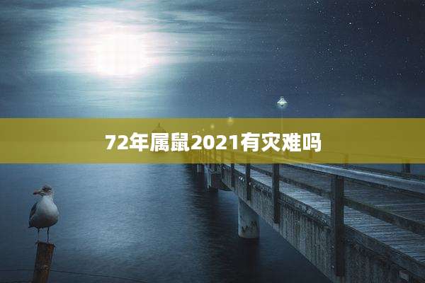 72年属鼠2021有灾难吗