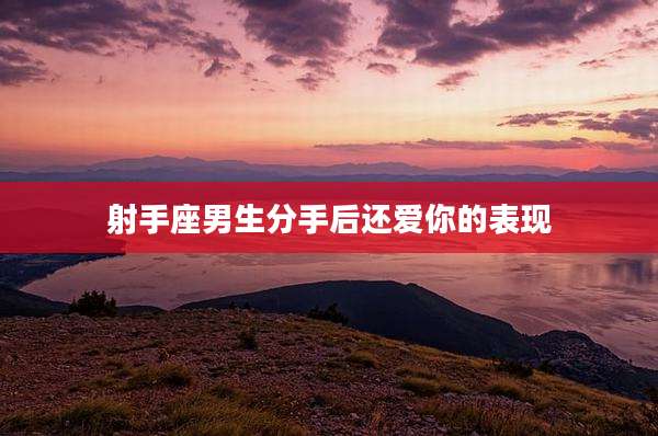 射手座男生分手后还爱你的表现