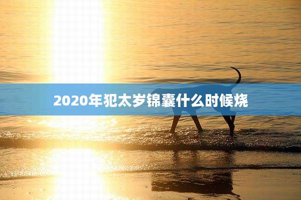 2020年犯太岁锦囊什么时候烧