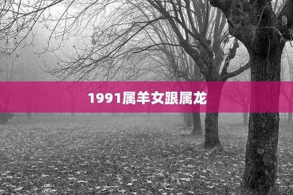 1991属羊女跟属龙