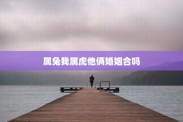 属兔我属虎他俩婚姻合吗