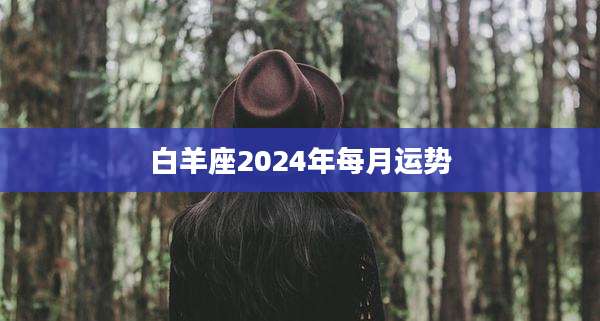 白羊座2024年每月运势