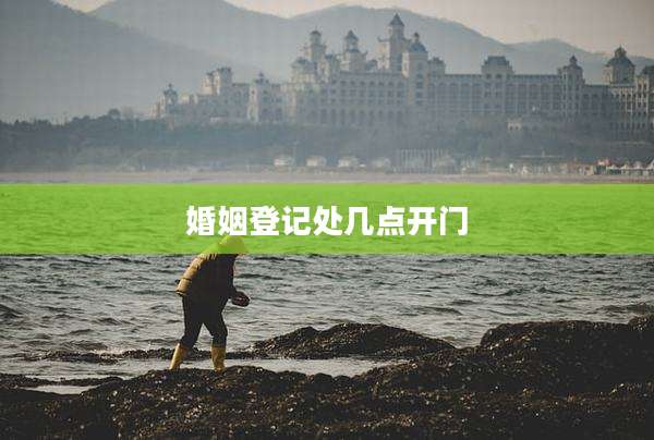婚姻登记处几点开门