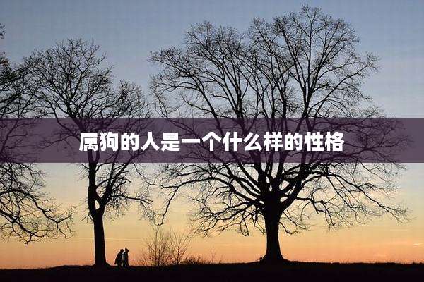 属狗的人是一个什么样的性格
