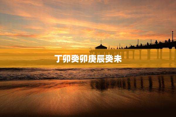 丁卯癸卯庚辰癸未