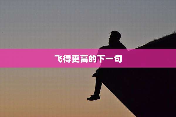 飞得更高的下一句