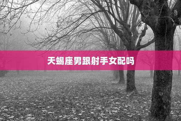 天蝎座男跟射手女配吗