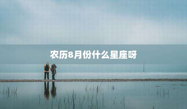 农历8月份什么星座呀