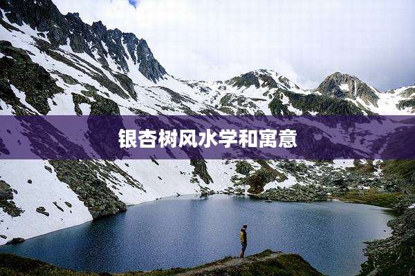 银杏树风水学和寓意
