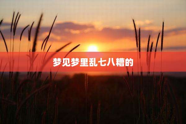 梦见梦里乱七八糟的