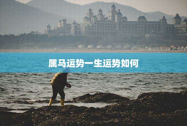 属马运势一生运势如何