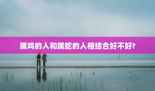 属鸡的人和属蛇的人相结合好不好?