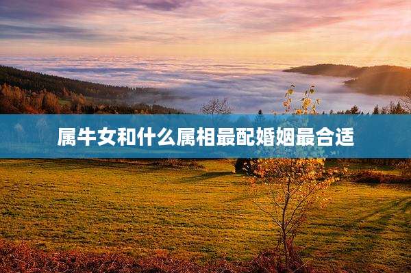 属牛女和什么属相最配婚姻最合适