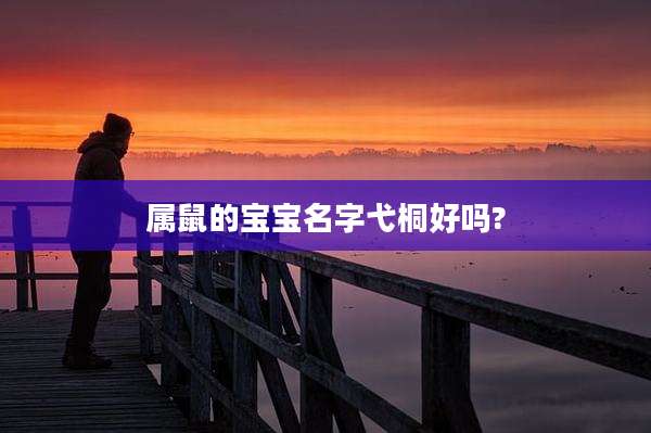 属鼠的宝宝名字弋桐好吗?