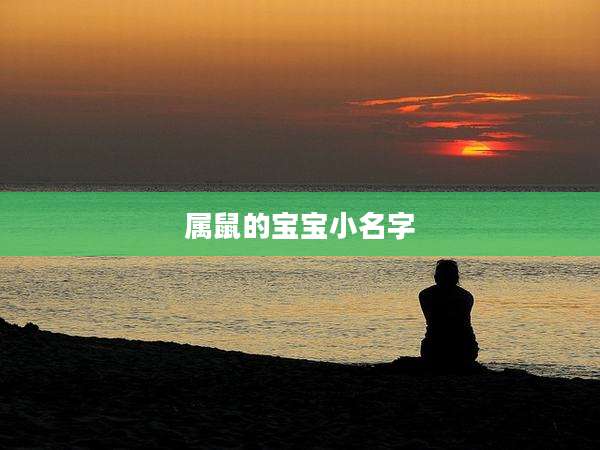 属鼠的宝宝小名字