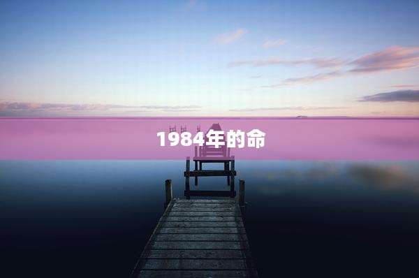 1984年的命