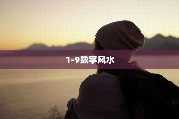 1-9数字风水