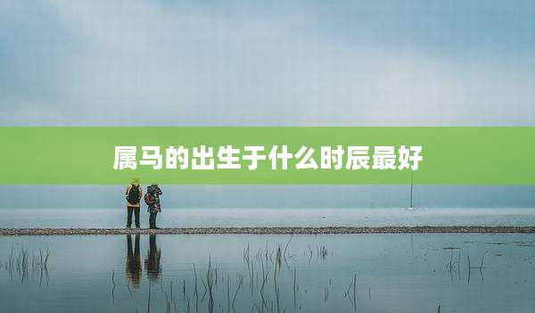属马的出生于什么时辰最好