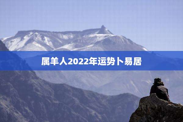 属羊人2022年运势卜易居