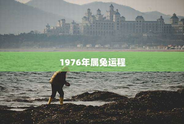 1976年属兔运程