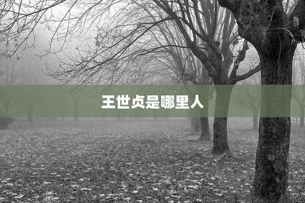 王世贞是哪里人