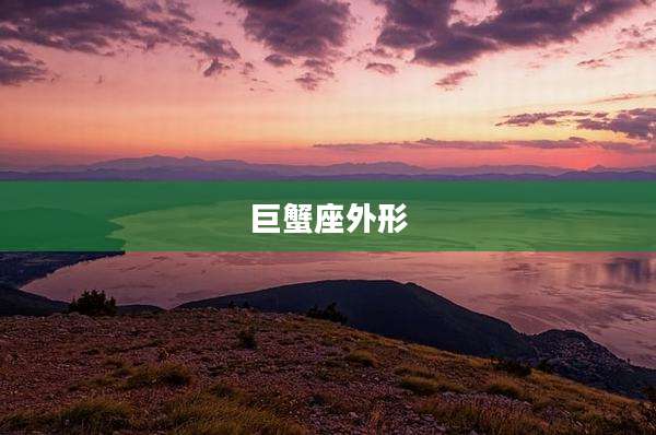 巨蟹座外形