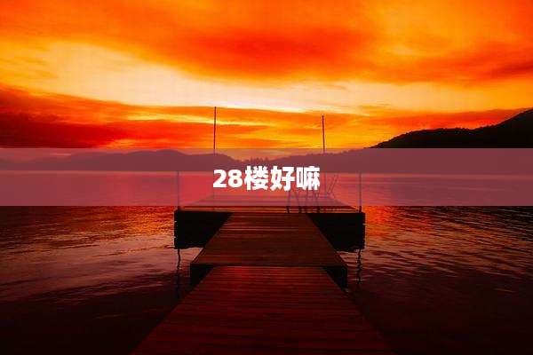 28楼好嘛
