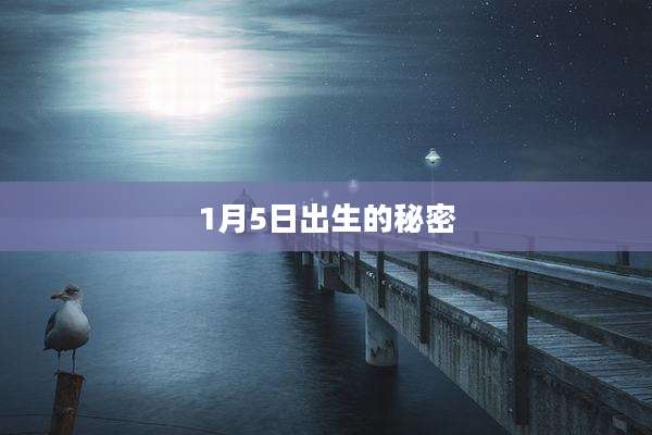 1月5日出生的秘密