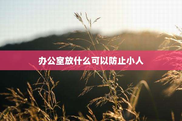 办公室放什么可以防止小人