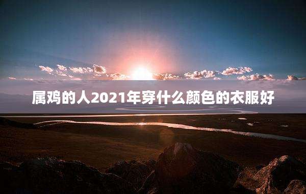 属鸡的人2021年穿什么颜色的衣服好