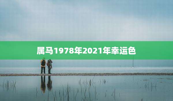属马1978年2021年幸运色