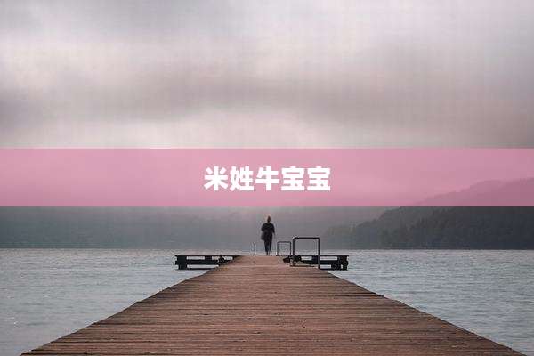米姓牛宝宝