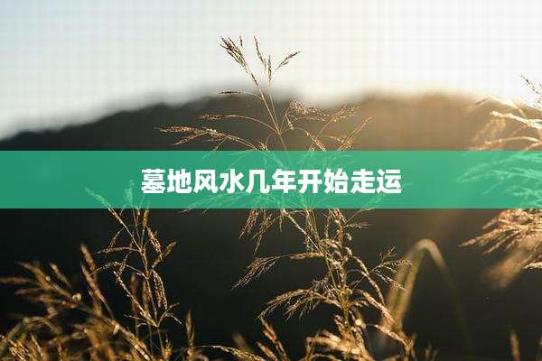 墓地风水几年开始走运