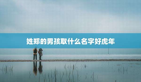 姓郑的男孩取什么名字好虎年
