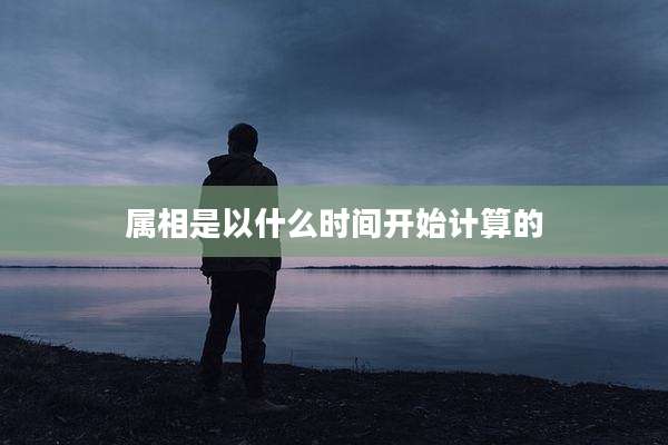 属相是以什么时间开始计算的