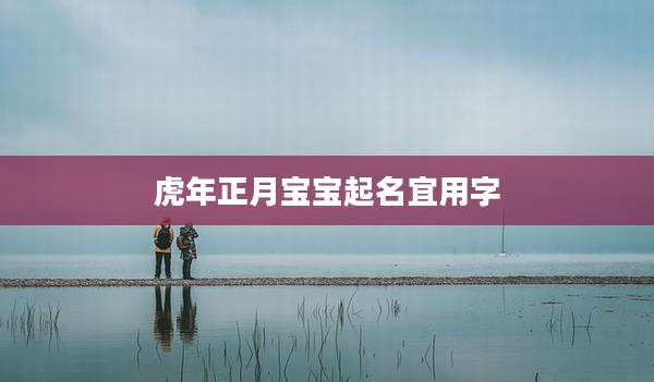 虎年正月宝宝起名宜用字