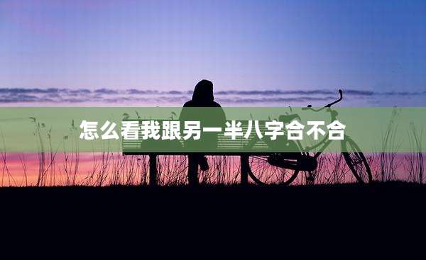 怎么看我跟另一半八字合不合